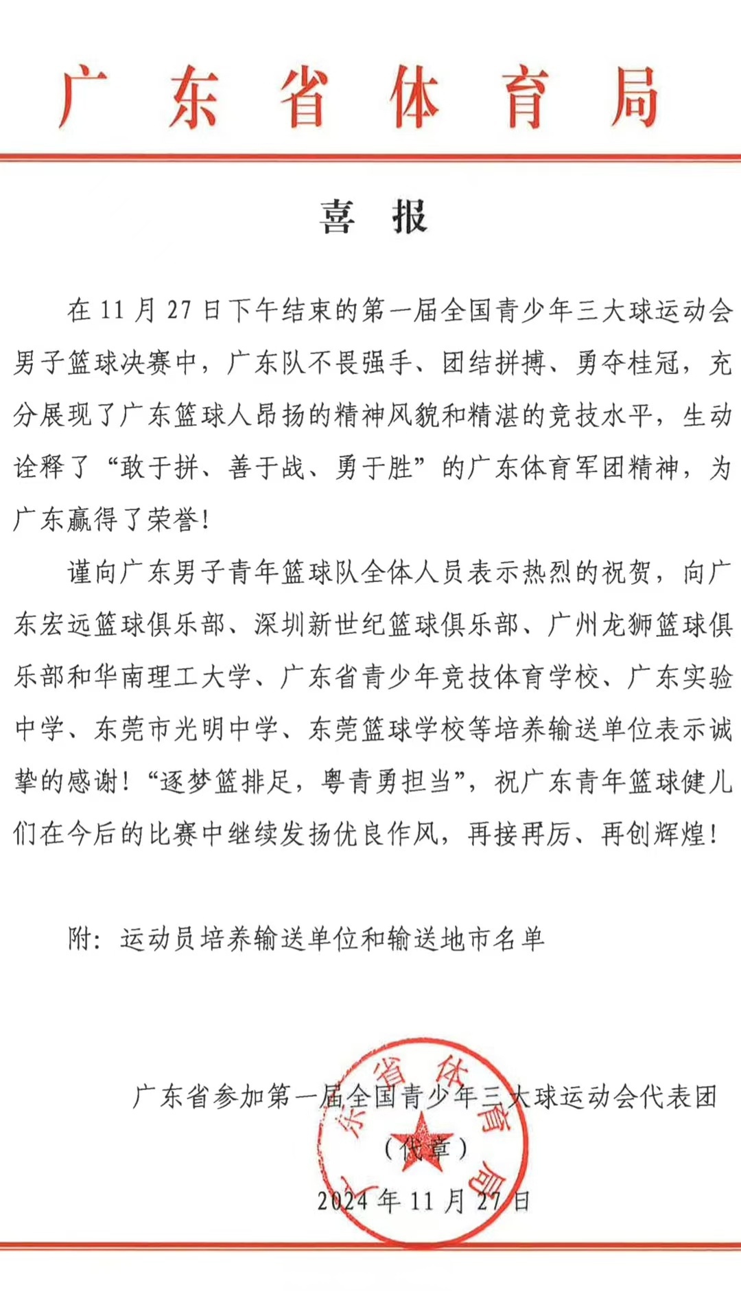 年轻球员积极斗志，带领球队夺冠